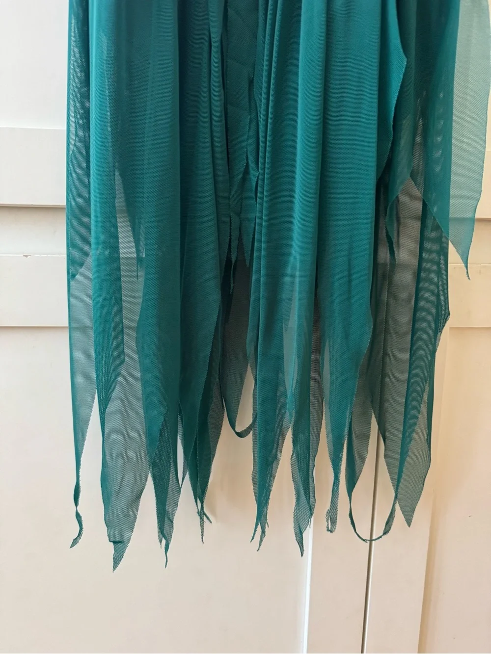 Weissman Emerald Halter Chiffon Dance Dress